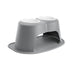 WeatherTech Double High Pet Feeding System, Plastic Bowl - WTD2U - Dark Grey - 12" High, 64 oz - 22