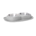 WeatherTech Double Low Pet Feeding System, Stainless Steel - Jeffers - Animal & Pet Supplies > Pet Bowls, Feeders & Waterers