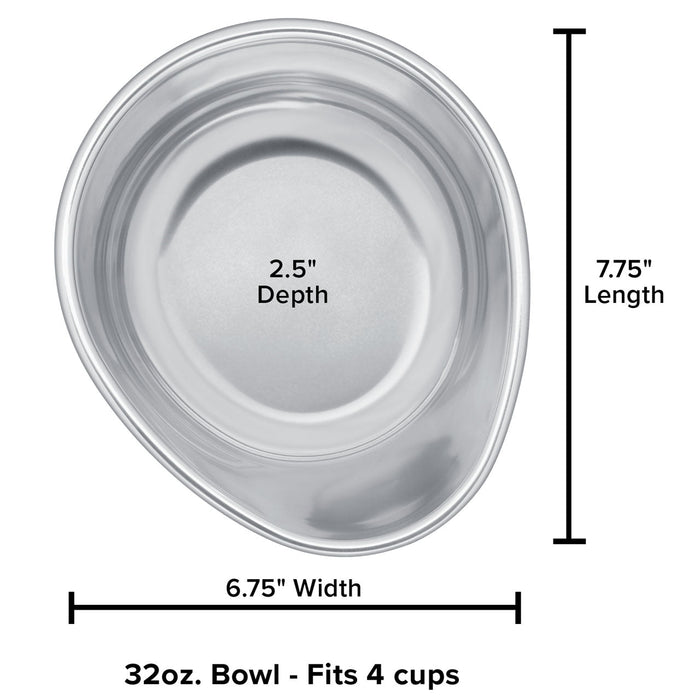 WeatherTech Pet Feeding System Extra Bowls, BPA - Free Plastic - WTD5U - 8 oz - Holds 1 Cup - White - 1 - 2