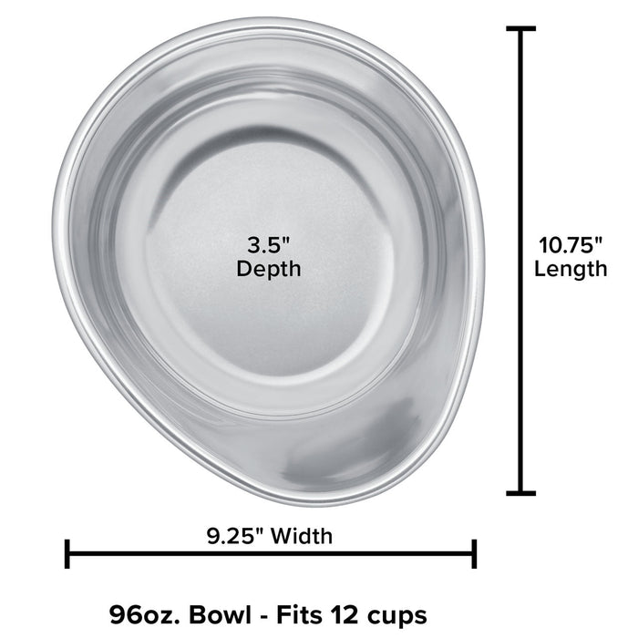 WeatherTech Pet Feeding System Extra Bowls, BPA - Free Plastic - WTD5U - 8 oz - Holds 1 Cup - White - 1 - 10