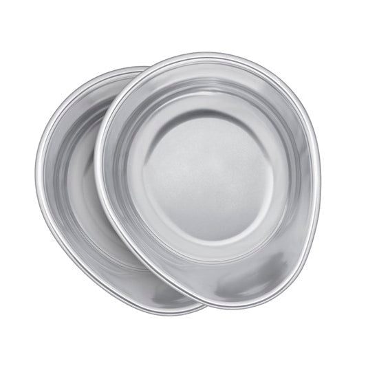 WeatherTech Pet Feeding System Extra Bowls, Stainless Steel - WTD66 - 8 oz - Holds 1 Cup - Stainless - 2 - 8