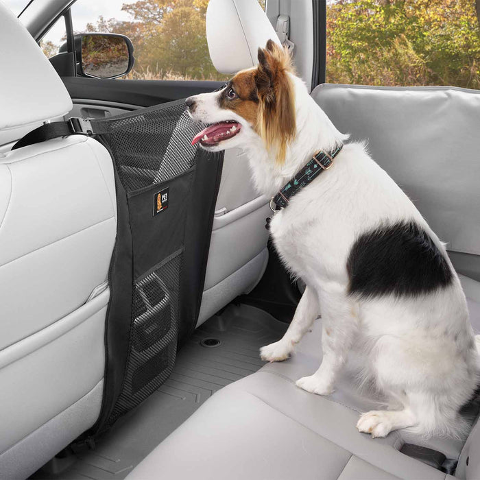 WeatherTech Pet Partition – Universal Mesh Dog Barrier for Cars, Trucks & SUVs - WTD6G - Black - 2