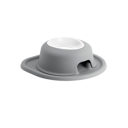 WeatherTech Single High Pet Feeding System, Plastic Bowl - WTD3J - Dark Grey - 3" High, 32 oz - 1