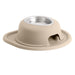 WeatherTech Single High Pet Feeding System, Stainless Steel - WTD4R - Tan - 3" High, 8 oz - 33