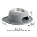 WeatherTech Single High Pet Feeding System, Stainless Steel - Jeffers - Animal & Pet Supplies > Pet Bowls, Feeders & Waterers