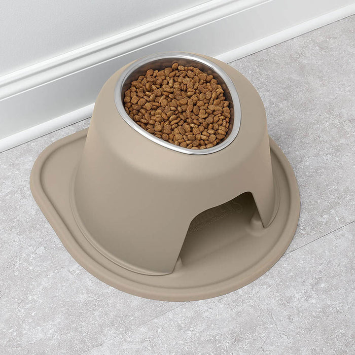 WeatherTech Single High Pet Feeding System, Stainless Steel - Jeffers - Animal & Pet Supplies > Pet Bowls, Feeders & Waterers