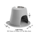 WeatherTech Single High Pet Feeding System, Stainless Steel - WTD52 - Dark Grey - 10" High, 64 oz - 40
