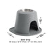 WeatherTech Single High Pet Feeding System, Stainless Steel - Jeffers - Animal & Pet Supplies > Pet Bowls, Feeders & Waterers