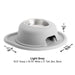 WeatherTech Single High Pet Feeding System, Stainless Steel - WTD58 - Dark Grey - 14" High, 96 oz - 30