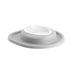 WeatherTech Single Low Pet Feeding System, Plastic Bowl - WTD48 - Light Grey - 8 oz - 4
