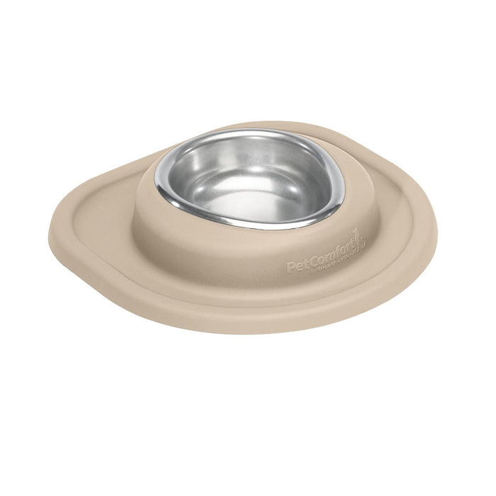 WeatherTech Single Low Pet Feeding System, Stainless Steel - WTD5E - Tan - 8 oz - 10