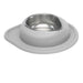 WeatherTech Single Low Pet Feeding System, Stainless Steel - WTD5K - Light Grey - 32 oz - 12