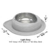 WeatherTech Single Low Pet Feeding System, Stainless Steel - WTD5L - Tan - 32 oz - 15