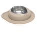 WeatherTech Single Low Pet Feeding System, Stainless Steel - WTD5L - Tan - 32 oz - 14