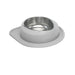 WeatherTech Single Low Pet Feeding System, Stainless Steel - WTD5R - Light Grey - 96 oz - 20