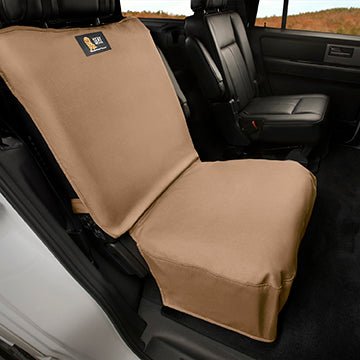 WeatherTech Universal Seat Protector – Protects Bucket Seat Upholstery from Pets, Kids, and Spills - WTD77 - Tan - 11
