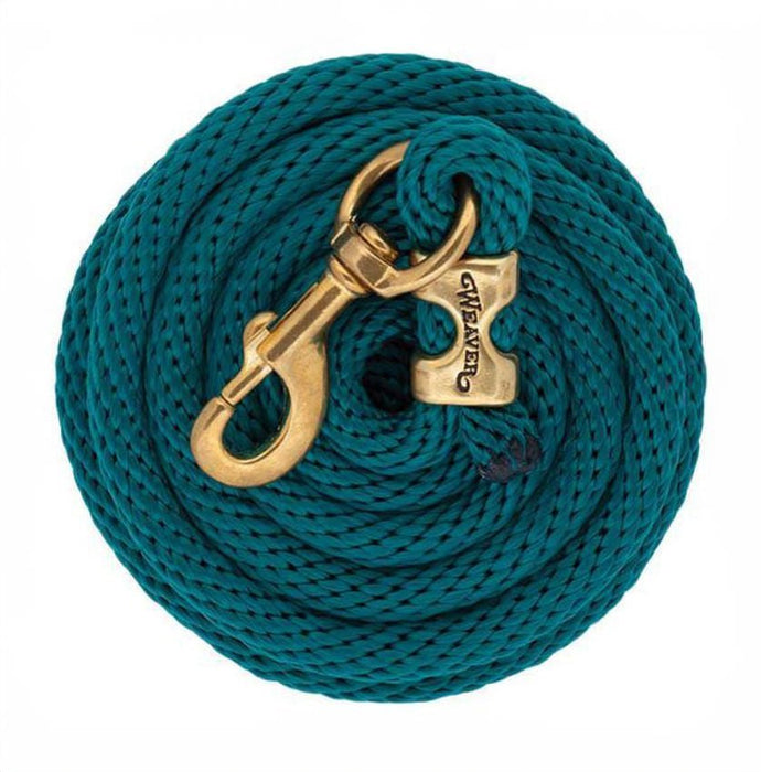 Weaver 10' Solid Poly Lead Rope with Bolt Snap - W2AEA - Teal - 8