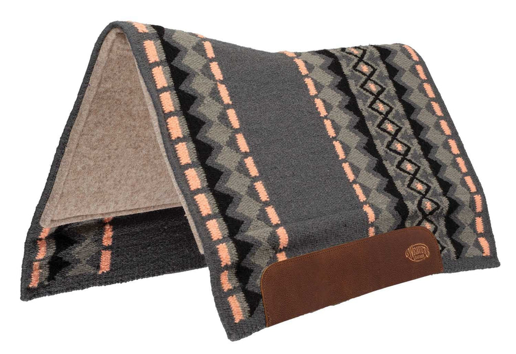 Weaver Flex Contour Wool Blend Felt Saddle Pad, Amarillo - Jeffers - Horse Supplies > Horse Tack > Saddle Pads & Blankets