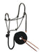Weaver Leather Diamond Braid Rope Halter with Lead - W2AEH - Black/Tan/White - 12