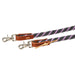 Weaver Poly Roper Rein for Horses - WLC8C - Gray & Purple - 5/8" x 8' - 6