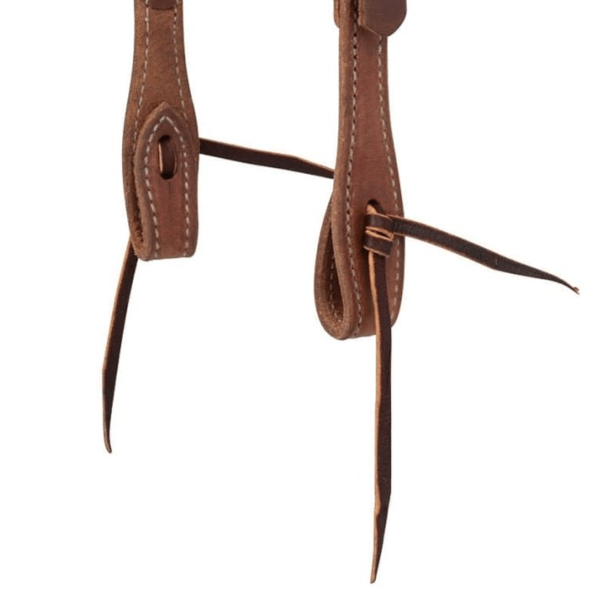 Weaver ProTack Copper Flower Browband Headstall - WLCHJ - Russet - Horse - 5