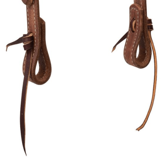 Weaver ProTack Copper Flower Sliding Ear Headstall - WLCHQ - Russet - Horse - 5
