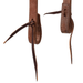 Weaver ProTack Copper Flower Split Ear Headstall - WLCHU - Russet - Horse - 5