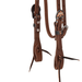 Weaver ProTack Thunderbird Browband Headstall - WLCHN - Russet - Horse - 4