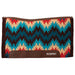 Weaver Synergy Contoured Performance Wool & Felt "Stampede" Saddle Pad - WLCPJ - 32" x 34" - Turquoise & Red - 2