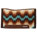 Weaver Synergy Contoured Performance Wool & Fleece "Stampede" Saddle Pad - WLCPW - 33" x 38" - Brown & Sand - 6