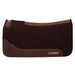 Weaver Synergy Contoured Steam Pressed 100% Merino Wool Felt Performance Saddle Pad - WLCQE - Chocolate - 32" x 34" - 1