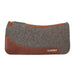 Weaver Synergy Contoured Steam Pressed 100% Merino Wool Felt Performance Saddle Pad - WLCQH - Charcole - 32" x 34" - 9