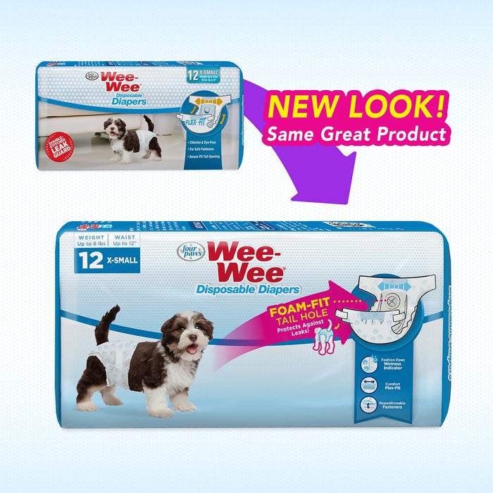 Wee - Wee Disposable Dog Diapers - Jeffers - Animal & Pet Supplies > Pet Training Aids