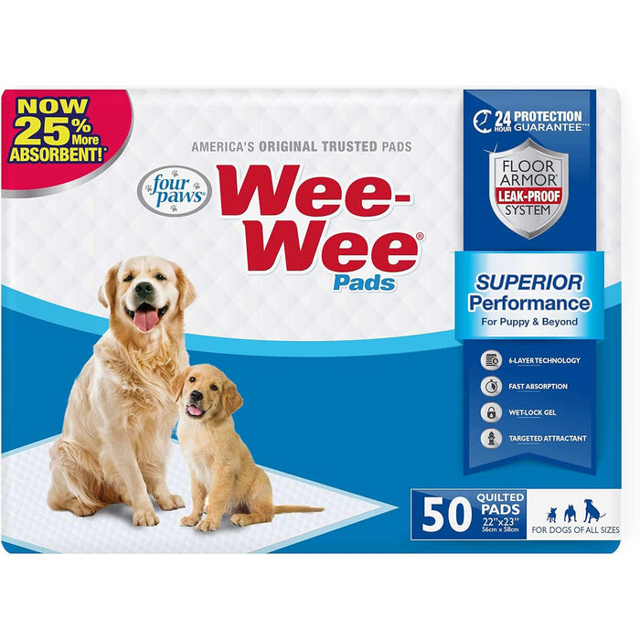 Wee Wee Dog Pee Pads - 39DK - 50 ct - Reg Pads (22" x 23") - 8