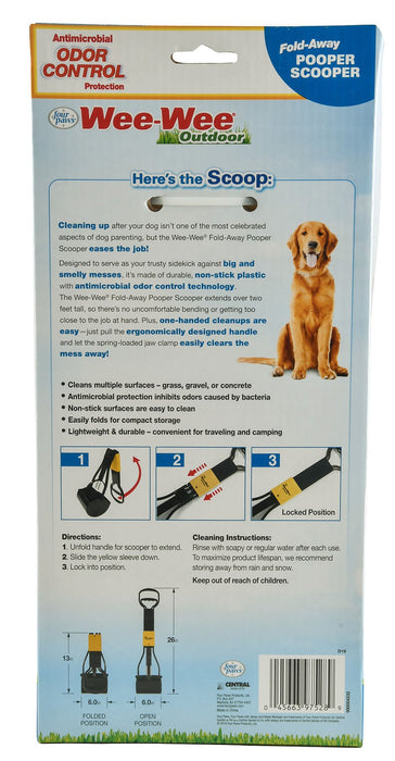 Wee - Wee Outdoor Fold - Away Pooper Scooper - Jeffers - Animal & Pet Supplies > Pet Waste Disposal Systems & Tools