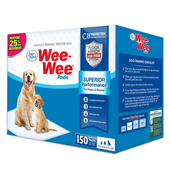 Wee - Wee Superior Performance Dog Pee Pads - Jeffers - Animal & Pet Supplies > Pet Training Aids