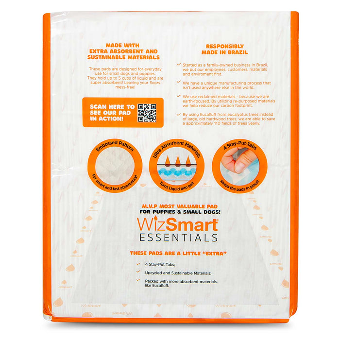 WizSmart Essentials Pads, Large - 024PC-0473 - 100ct - 16