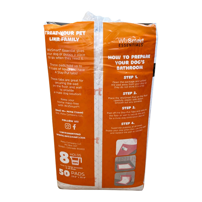 WizSmart Essentials Pads, XL - 024PC-0503 - XLarge - 50ct - 11