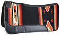 Weaver Contoured Single Weave Felt Saddle Pad, 31" x 32" - Black Navajo  