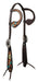 Turquoise Cross Navajo Arrow Double Ear Headstall -   