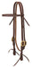 Weaver Oiled Harness Leather Browband Horse Headstall, Full - Brass  