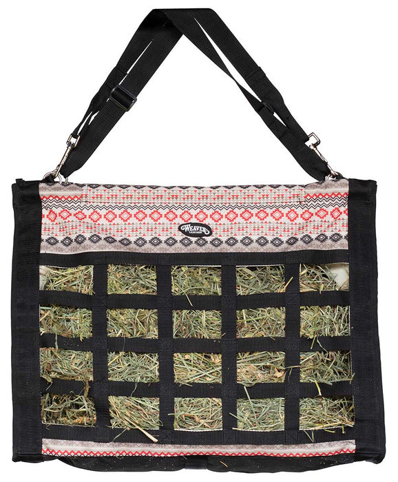 Weaver Slow Feed Hay Bag - Crimson Aztec  