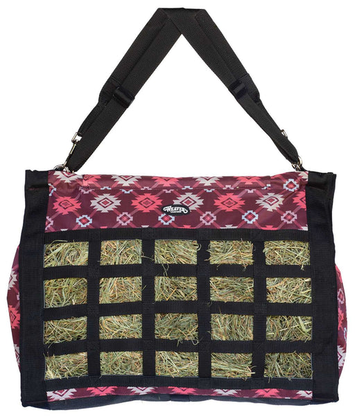 Weaver Slow Feed Hay Bag - Plaid Aztec  