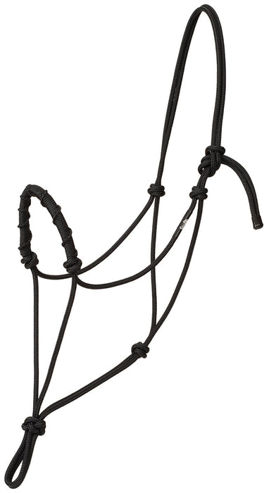 Weaver Stacy Westfall 14" Rope Halter, Full Size - Black  