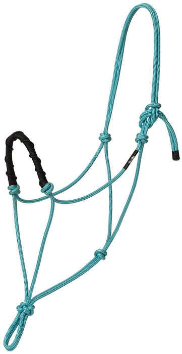 Weaver Stacy Westfall 14" Rope Halter, Full Size - Ice Blue  