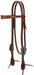 ProTack Turquoise Flower Browband Headstall -   