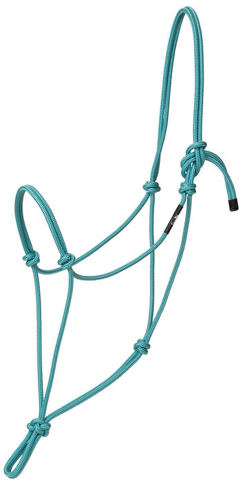 Weaver Silvertip Big Sky Rope Halter, Full Size - Ice Blue  