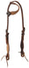 Rough Out Oiled Canyon Rose Sliding Ear Headstall -   