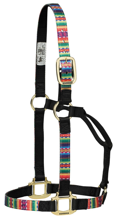 Weaver Nylon Overlay Halter - Fiesta Serape Small 