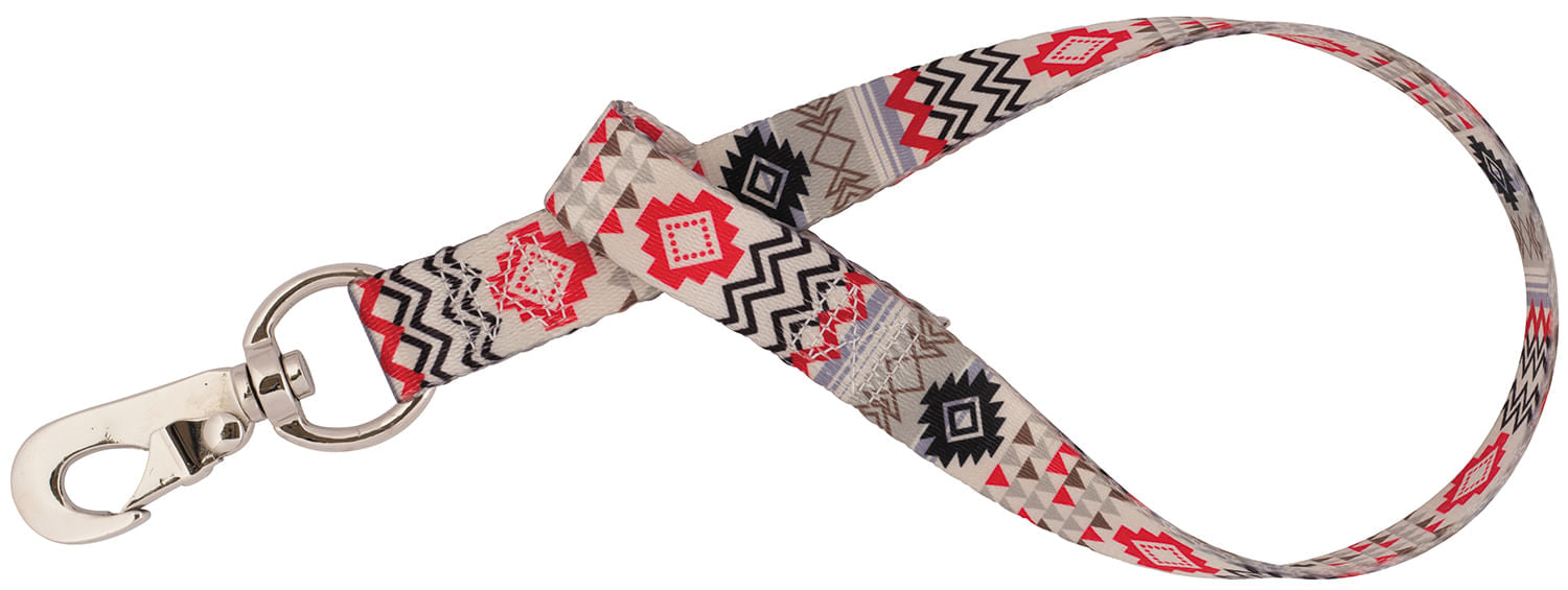 Weaver Nylon Bucket Straps - Crimson Aztec  